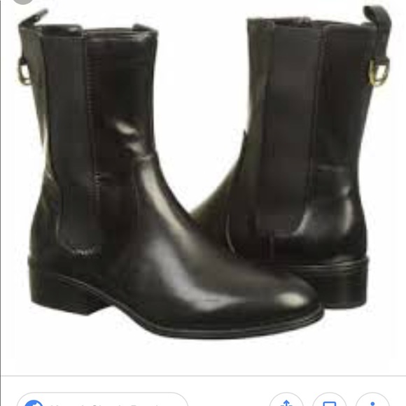 ralph lauren black chelsea boots